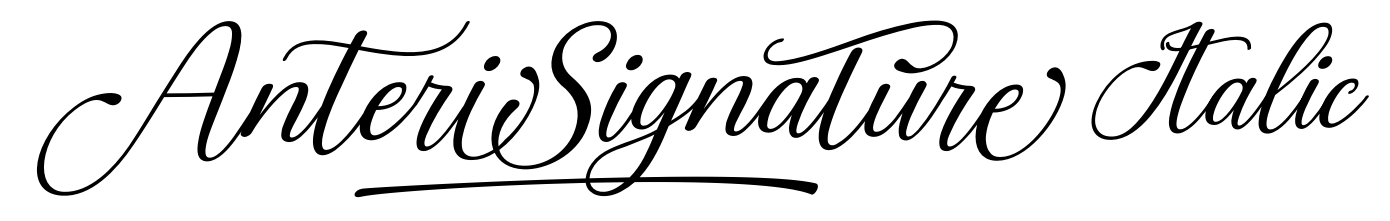 Anteri Signature Italic